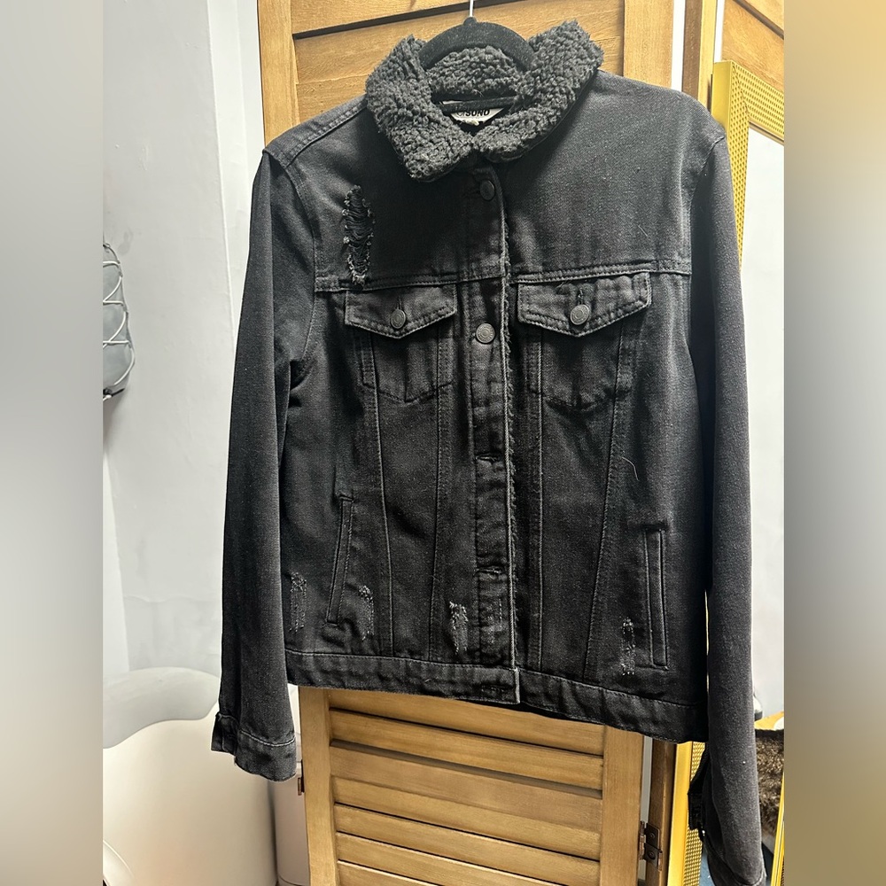 Distressed Denim Jacket